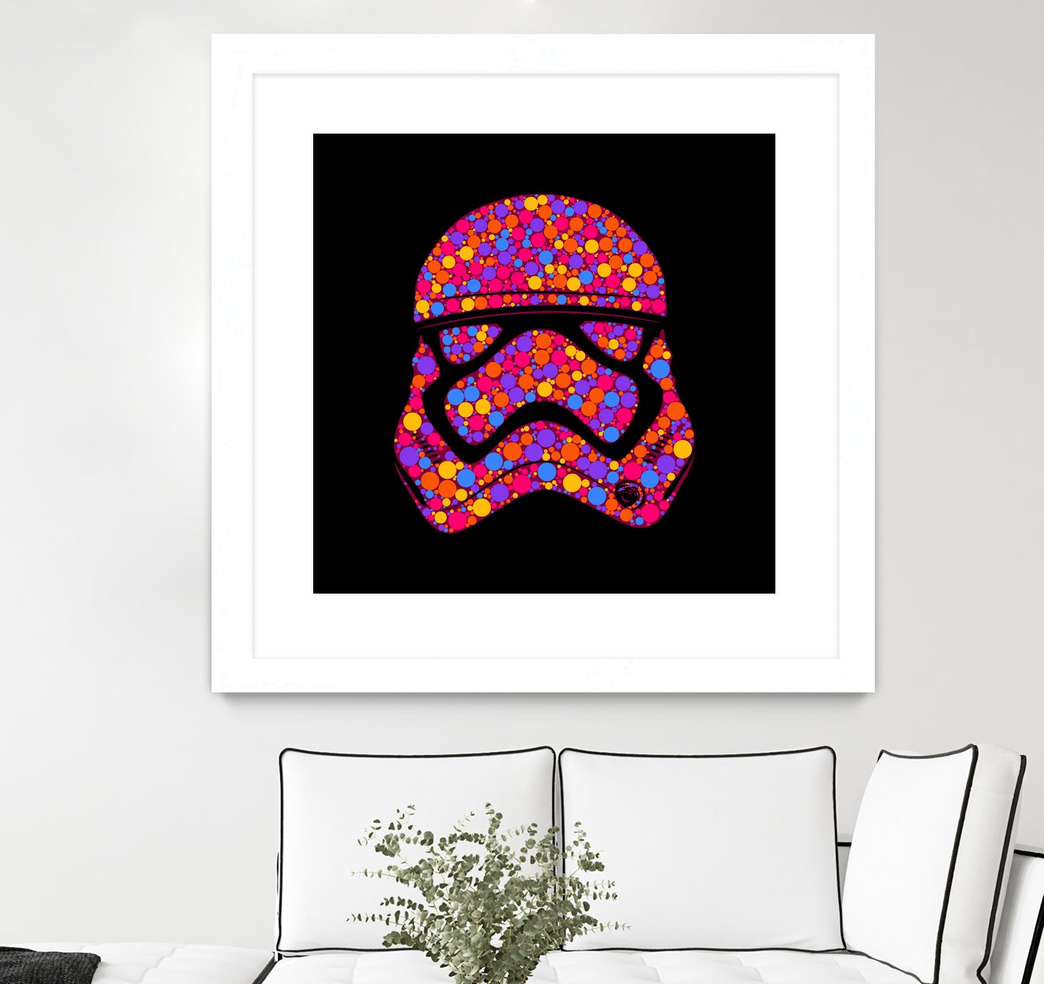 Stormtrooper | Star Wars | Pop Art by William Cuccio on GIANT ART - pink digital painting