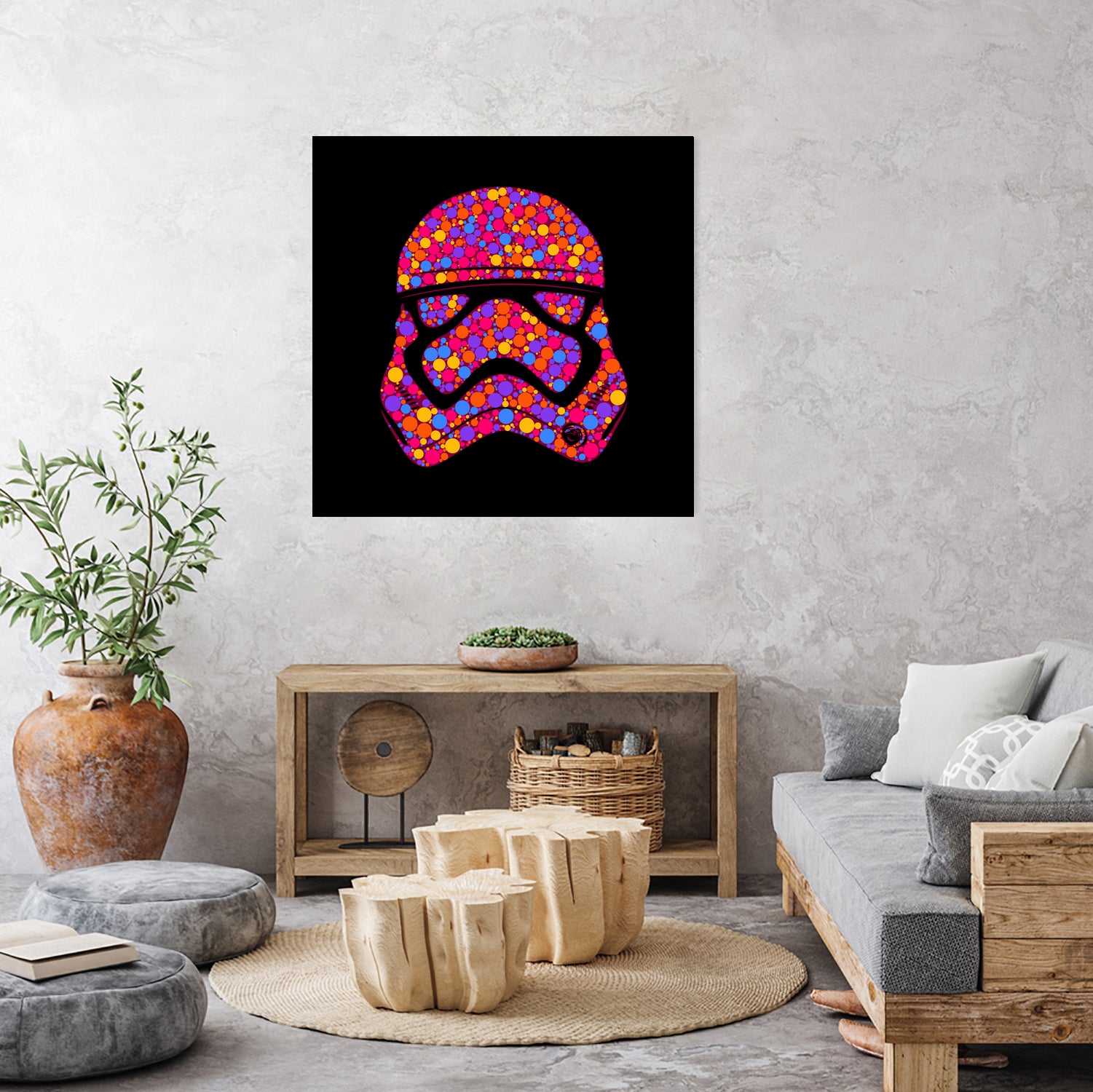 Stormtrooper | Star Wars | Pop Art by William Cuccio on GIANT ART - pink digital painting