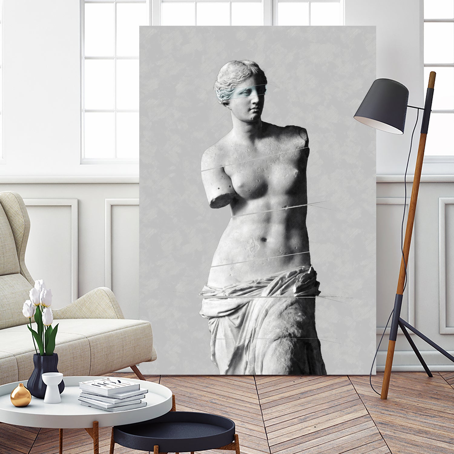 Venus de Milo by Menelaos Trompoukis on GIANT ART - gray digital drawing