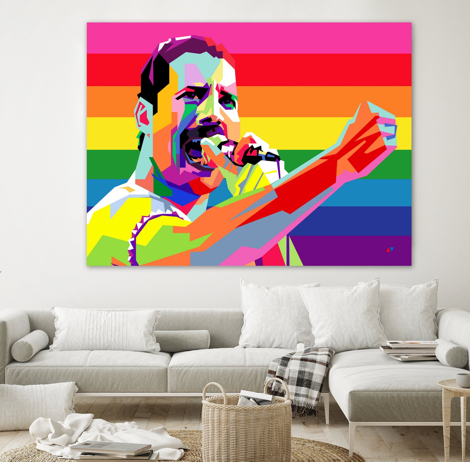 freddy mercury pride by Ahmad Nusyirwan on GIANT ART - yellow digital drawing