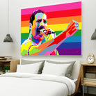 freddy mercury pride by Ahmad Nusyirwan on GIANT ART - yellow digital drawing