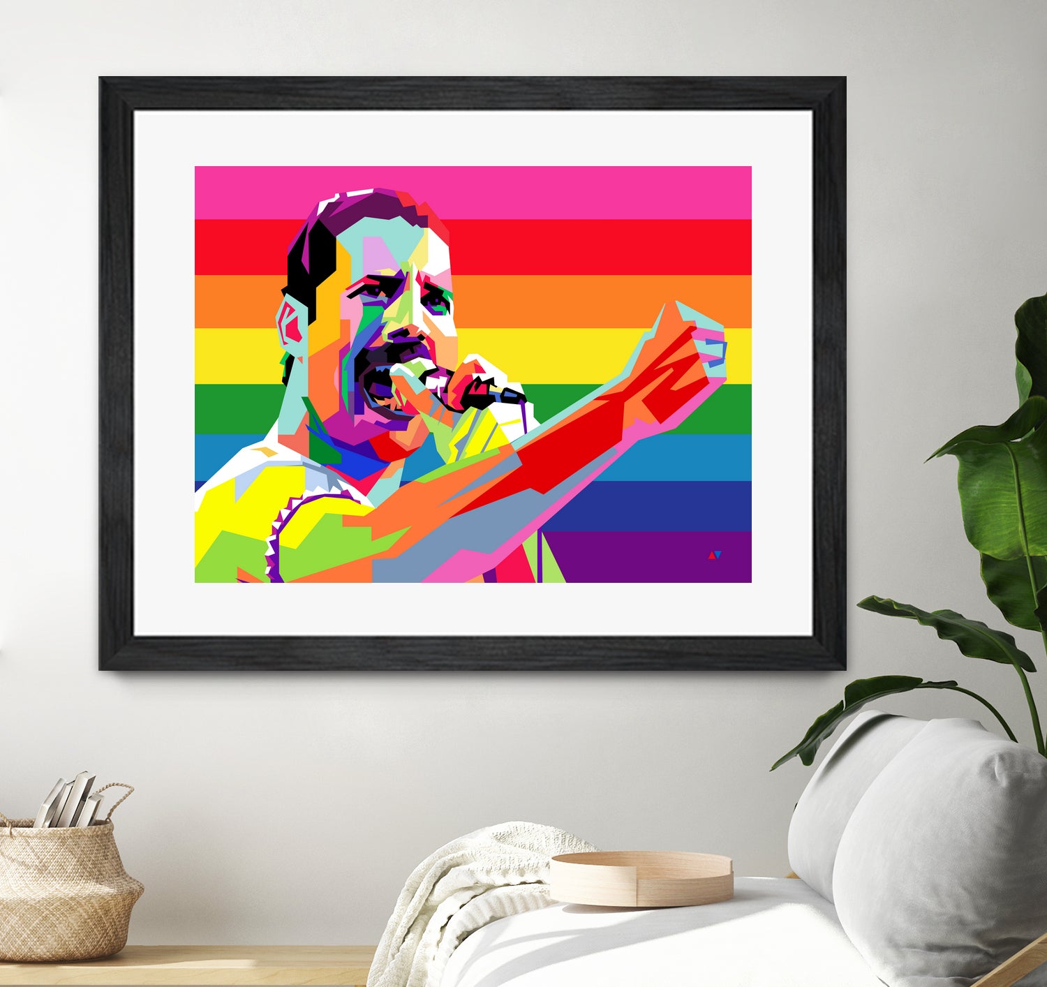 freddy mercury pride by Ahmad Nusyirwan on GIANT ART - yellow digital drawing