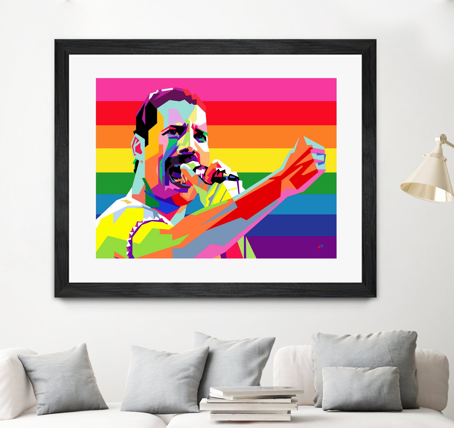 freddy mercury pride by Ahmad Nusyirwan on GIANT ART - yellow digital drawing