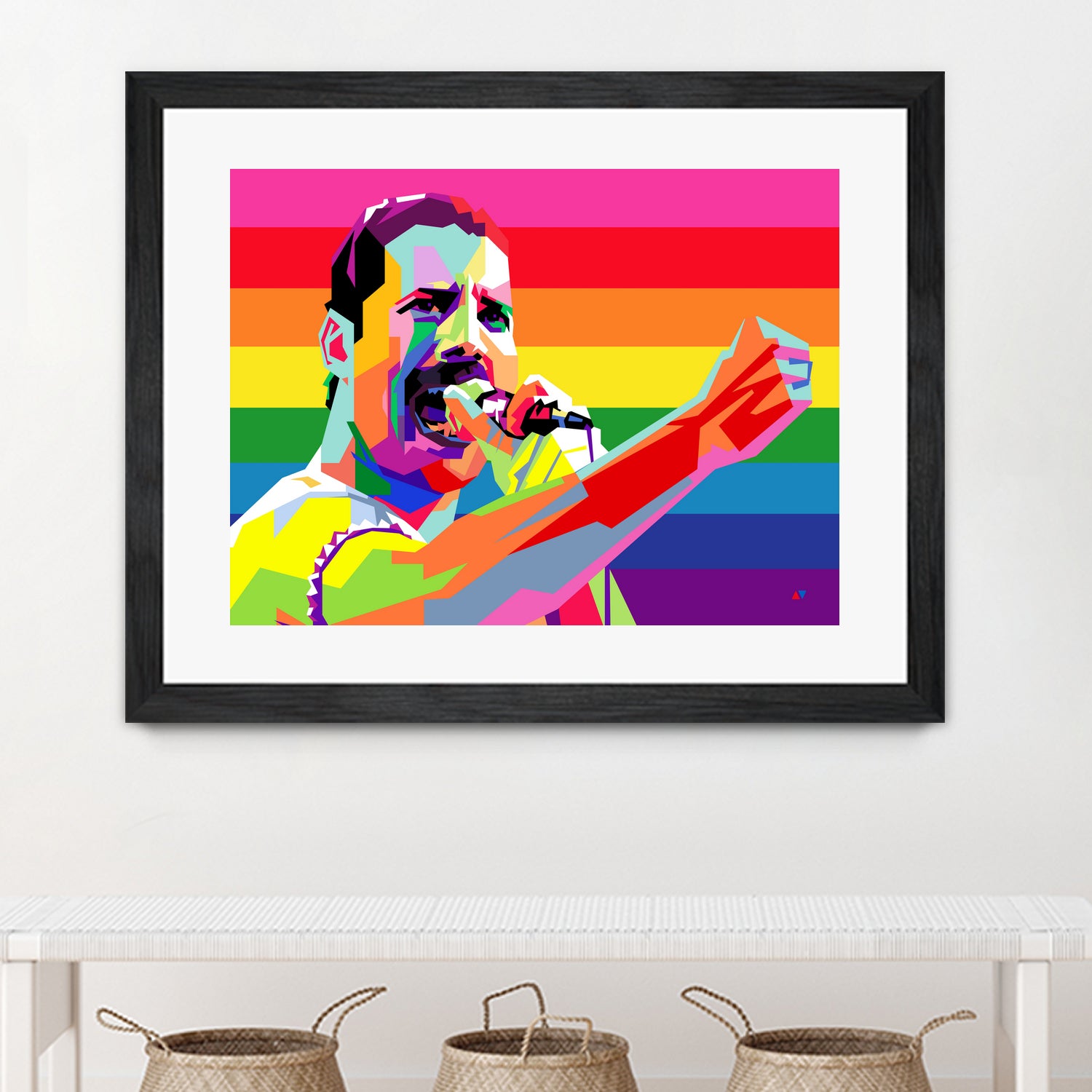 freddy mercury pride by Ahmad Nusyirwan on GIANT ART - yellow digital drawing