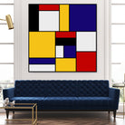 Mondrian De Stijl by Saadana Shanmukam on GIANT ART - yellow digital drawing