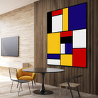 Mondrian De Stijl by Saadana Shanmukam on GIANT ART - yellow digital drawing