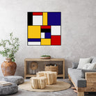 Mondrian De Stijl by Saadana Shanmukam on GIANT ART - yellow digital drawing