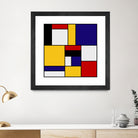 Mondrian De Stijl by Saadana Shanmukam on GIANT ART - yellow digital drawing