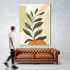 Earthy Tropical Foliage nº1 by Dominique Van Roey on GIANT ART - brown digital drawing