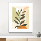 Earthy Tropical Foliage nº1 by Dominique Van Roey on GIANT ART - brown digital drawing