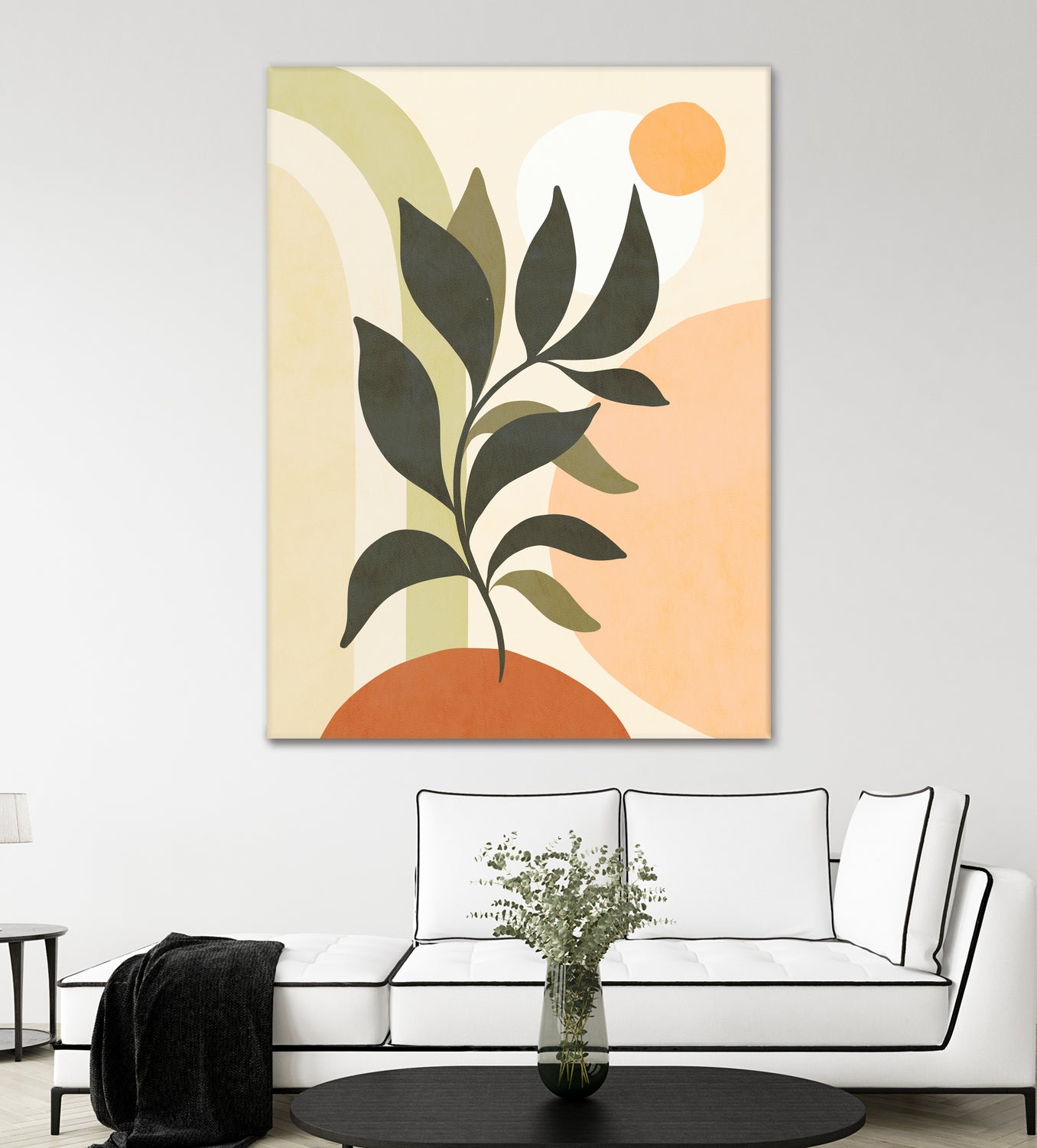 Earthy Tropical Foliage nº2 by Dominique Van Roey on GIANT ART - brown digital drawing