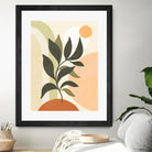 Earthy Tropical Foliage nº2 by Dominique Van Roey on GIANT ART - brown digital drawing