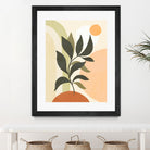 Earthy Tropical Foliage nº2 by Dominique Van Roey on GIANT ART - brown digital drawing