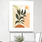 Earthy Tropical Foliage nº2 by Dominique Van Roey on GIANT ART - brown digital drawing