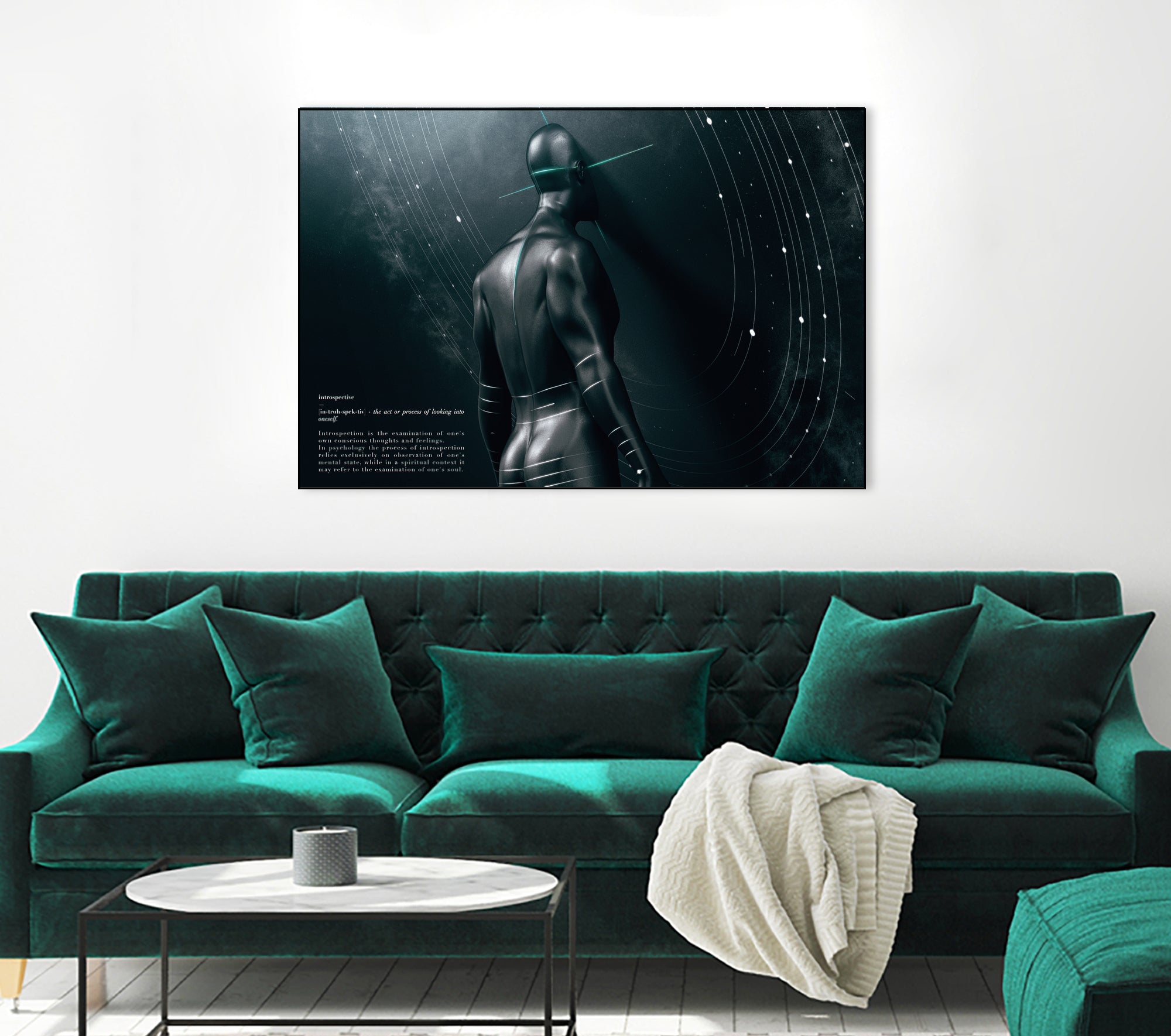 Space Man by Giulio Petrone on GIANT ART - black 3d art