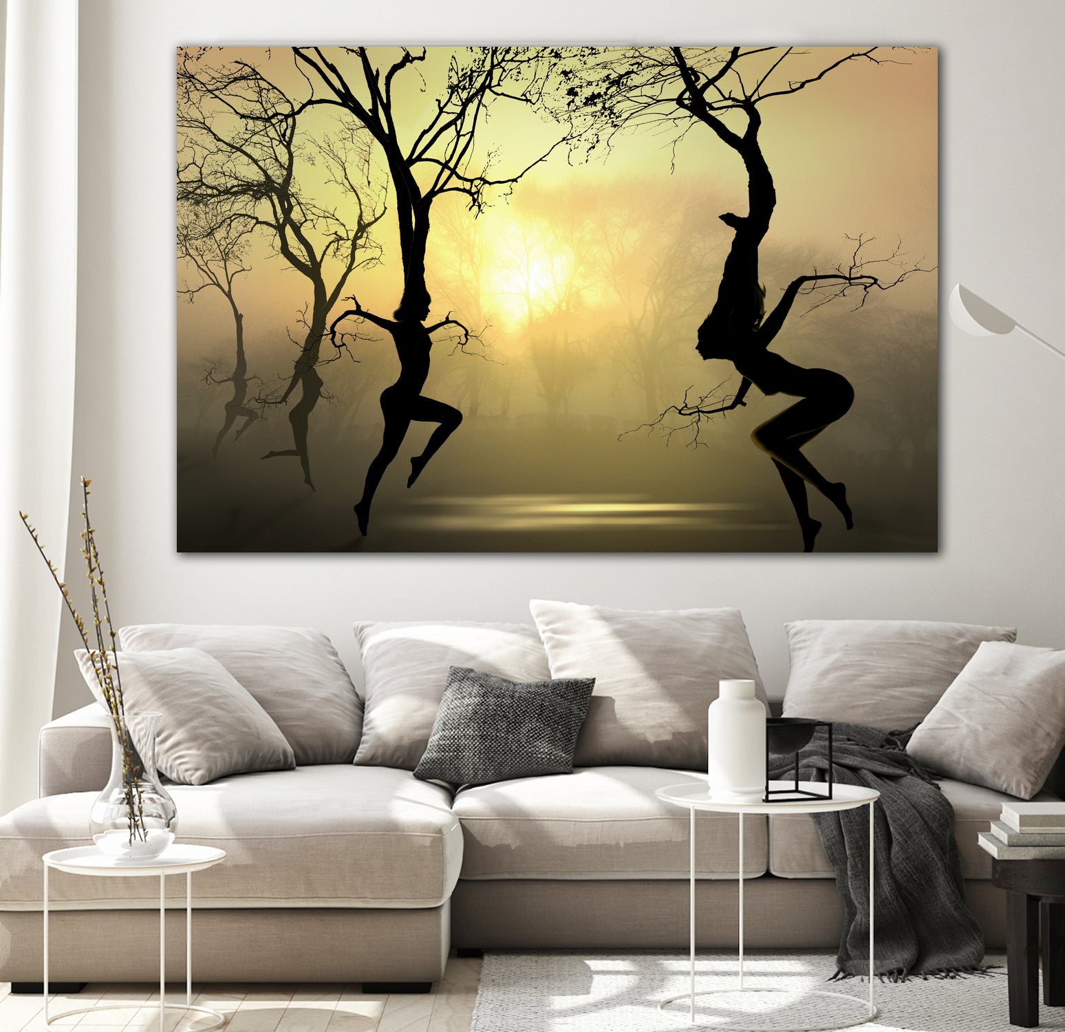 Dancing Trees by Igor Zenin on GIANT ART - black photo manipulation