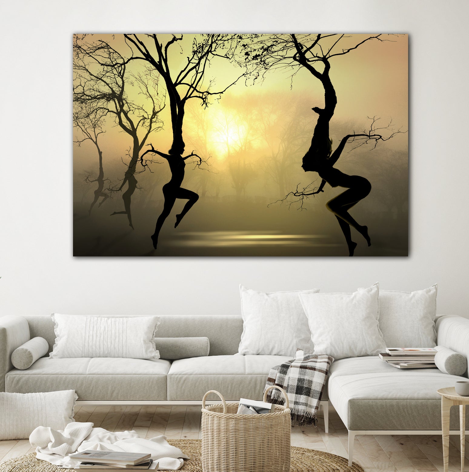 Dancing Trees by Igor Zenin on GIANT ART - black photo manipulation