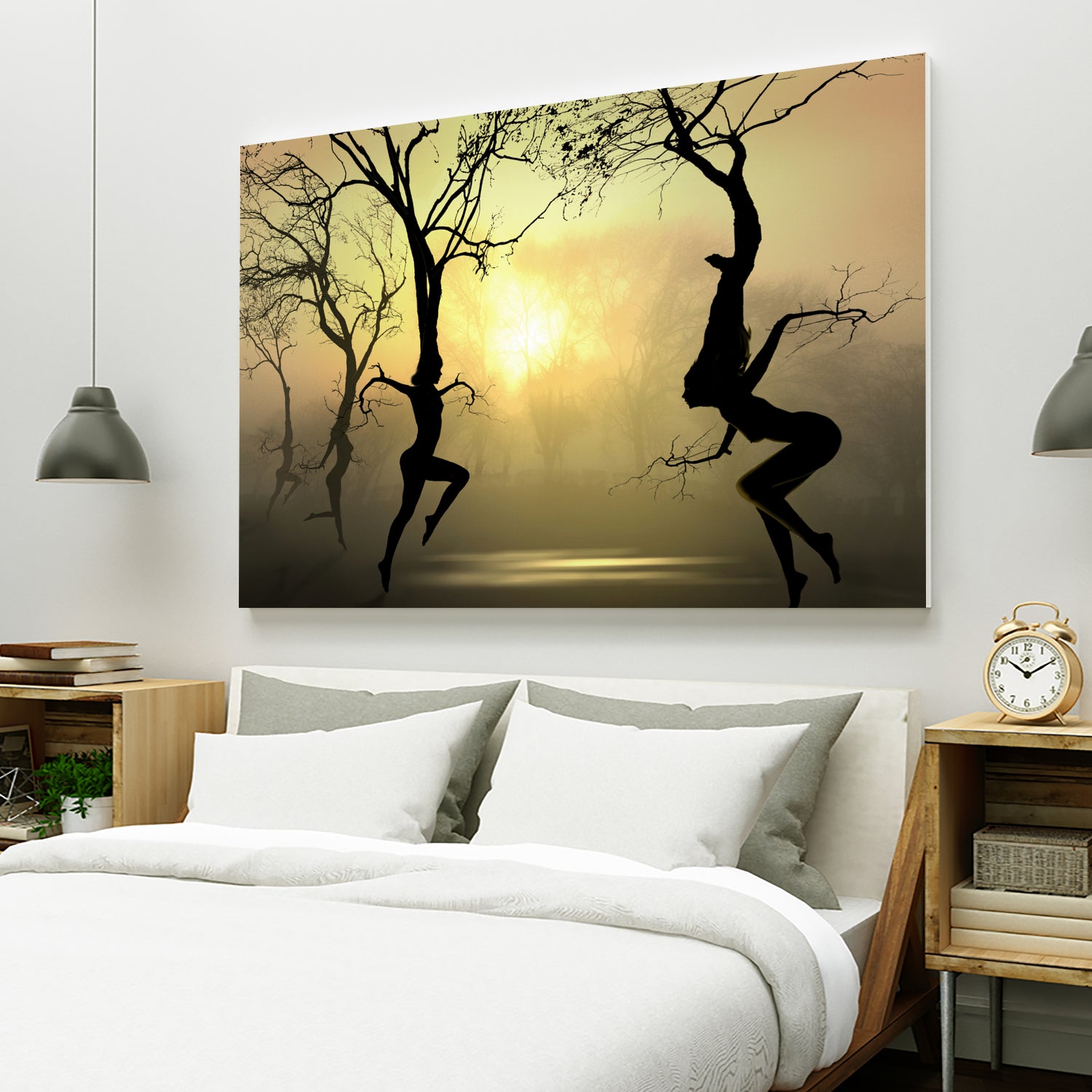 Dancing Trees by Igor Zenin on GIANT ART - black photo manipulation