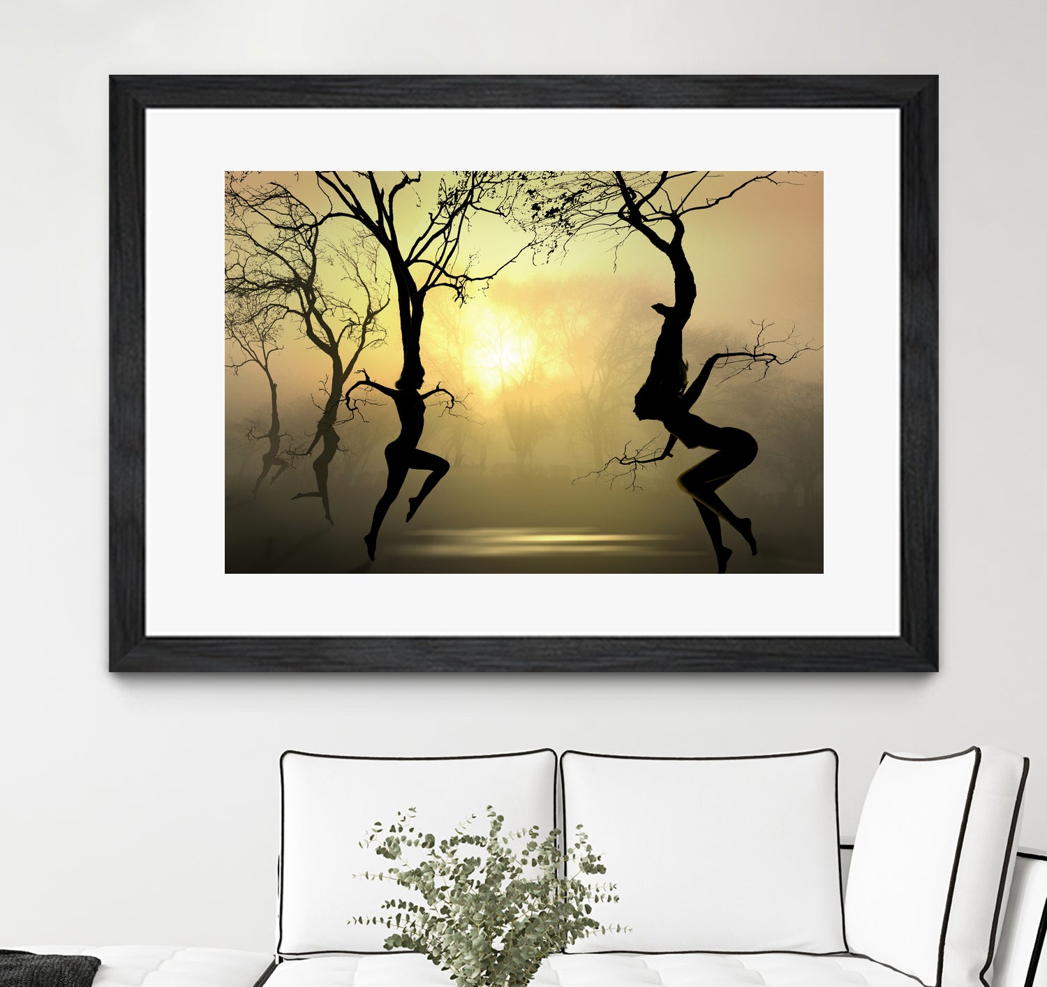 Dancing Trees by Igor Zenin on GIANT ART - black photo manipulation