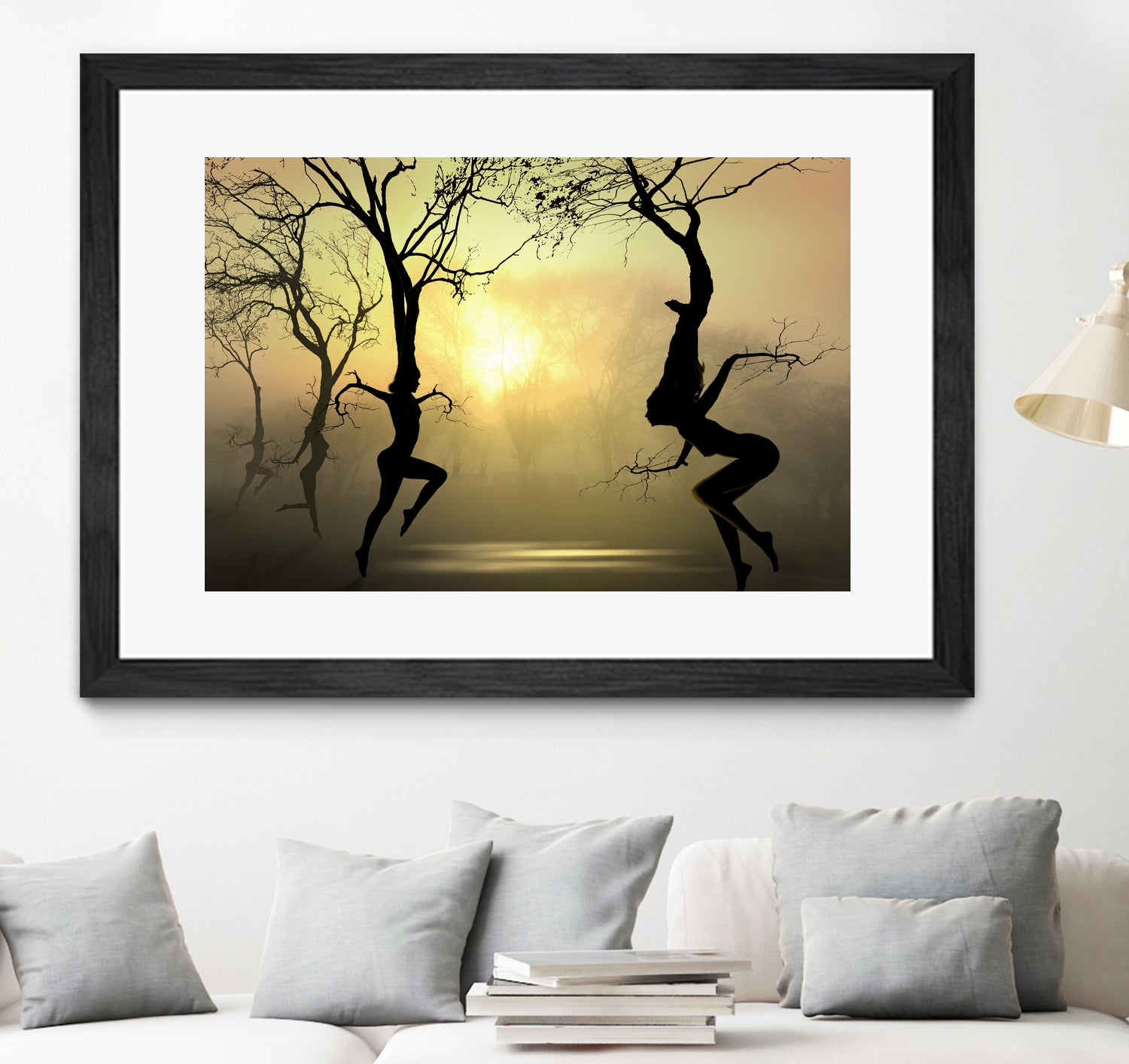 Dancing Trees by Igor Zenin on GIANT ART - black photo manipulation