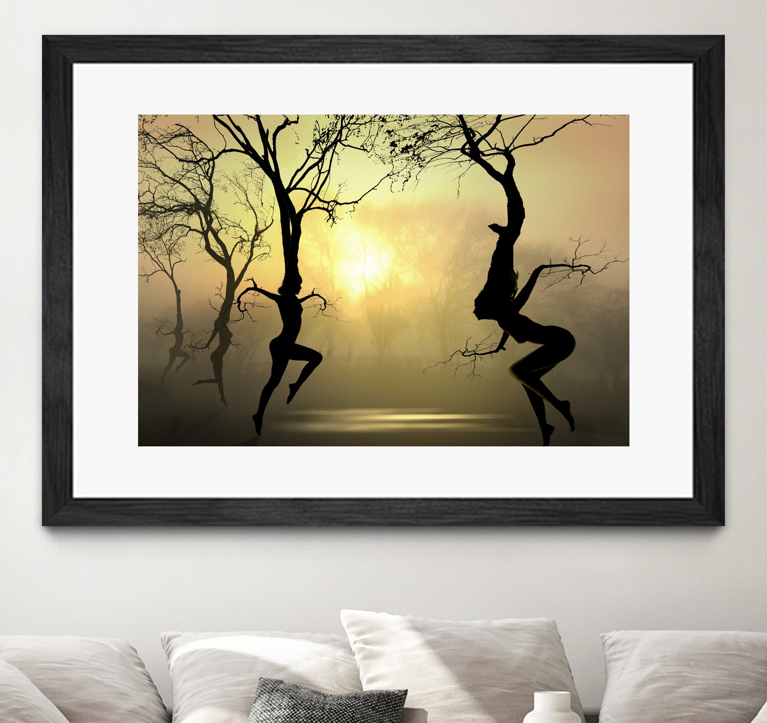 Dancing Trees by Igor Zenin on GIANT ART - black photo manipulation