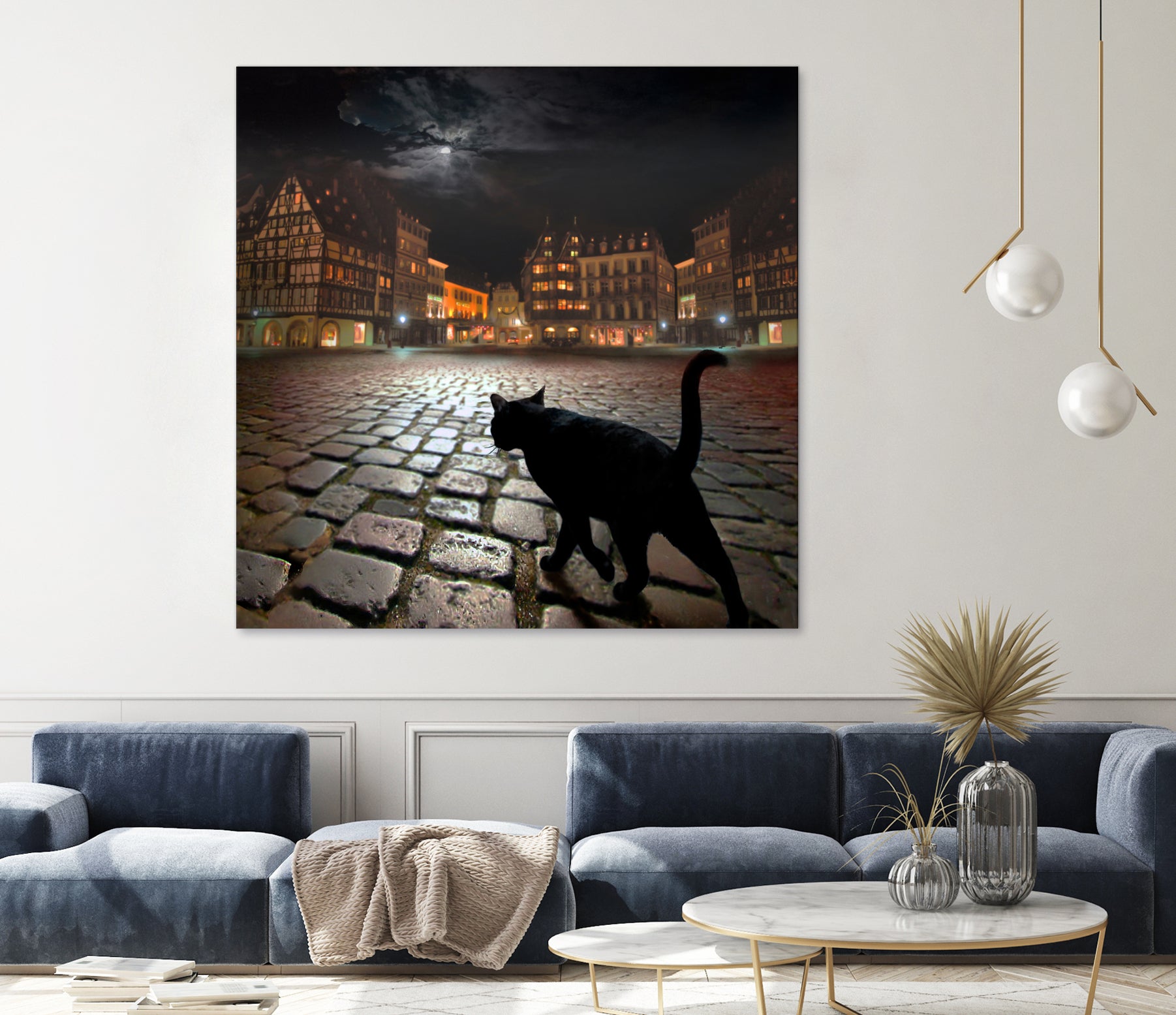 Strasburg's Night by Igor Zenin on GIANT ART - black digital painting