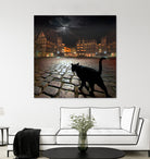 Strasburg's Night by Igor Zenin on GIANT ART - black digital painting