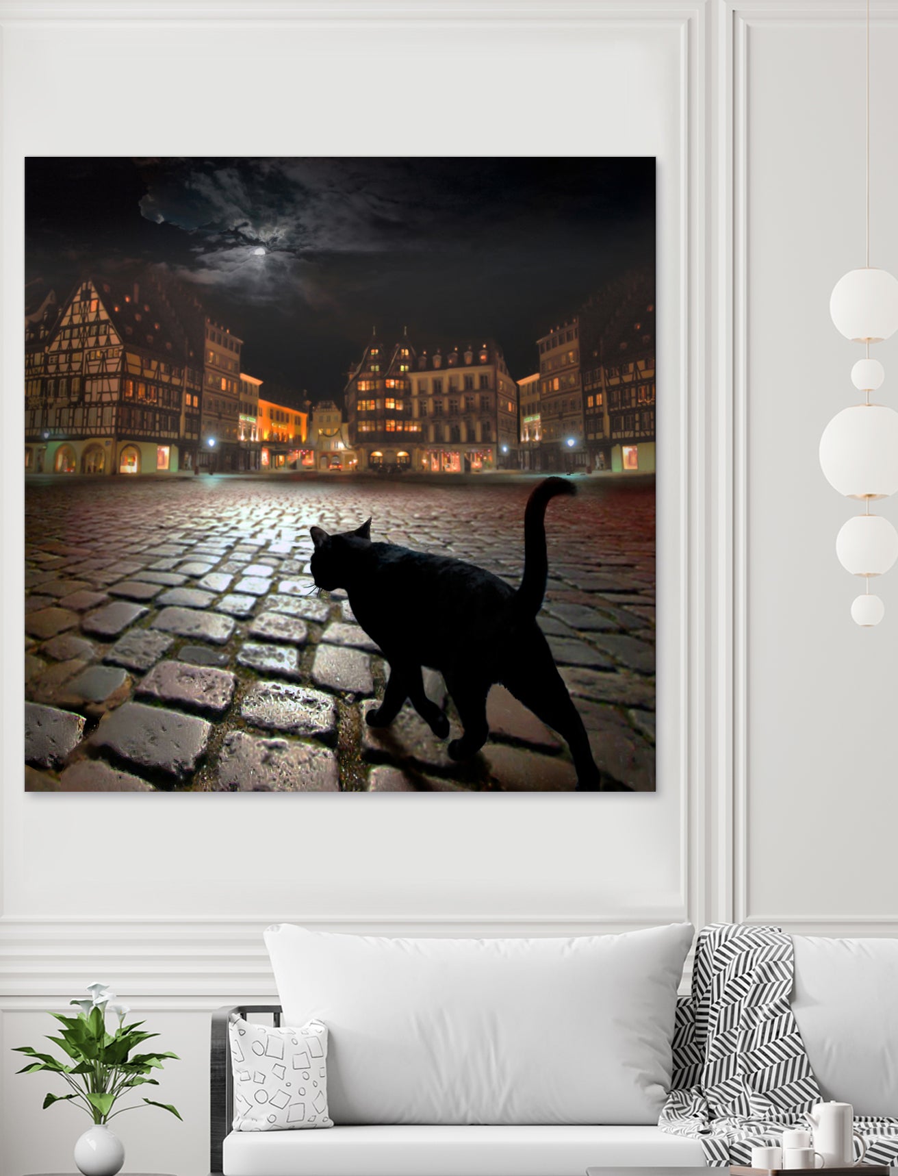 Strasburg's Night by Igor Zenin on GIANT ART - black digital painting