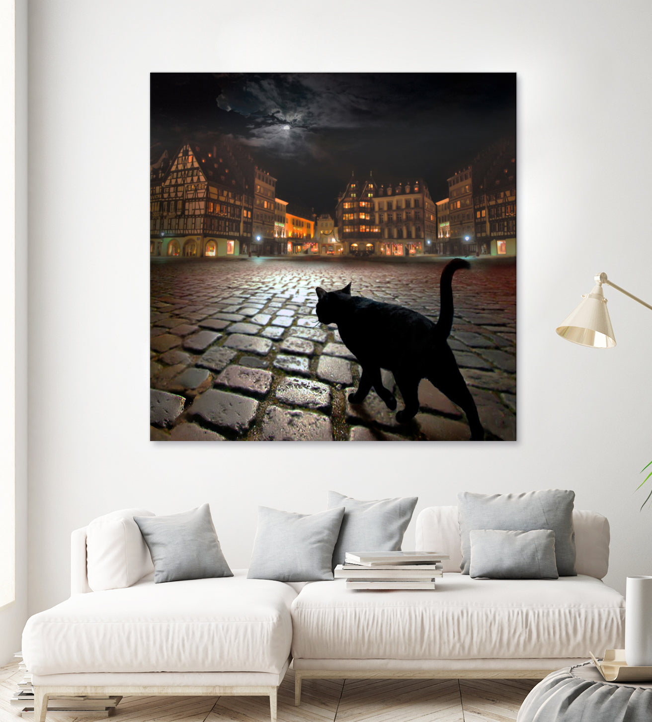 Strasburg's Night by Igor Zenin on GIANT ART - black digital painting