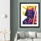 Darth Vader by Art Style on GIANT ART - orange vector illustration