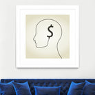 Dollar a head by Aleksandr Vector on GIANT ART - white vector illustration