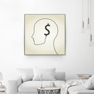 Dollar a head by Aleksandr Vector on GIANT ART - white vector illustration