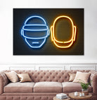 Daft Punk by Octavian Mihai Mielu on GIANT ART - blue character design