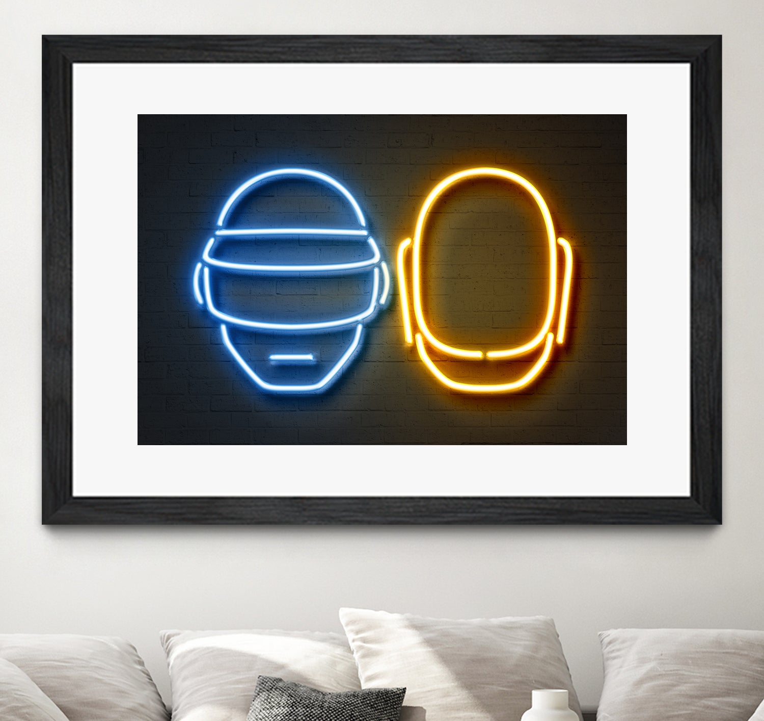 Daft Punk by Octavian Mihai Mielu on GIANT ART - blue character design