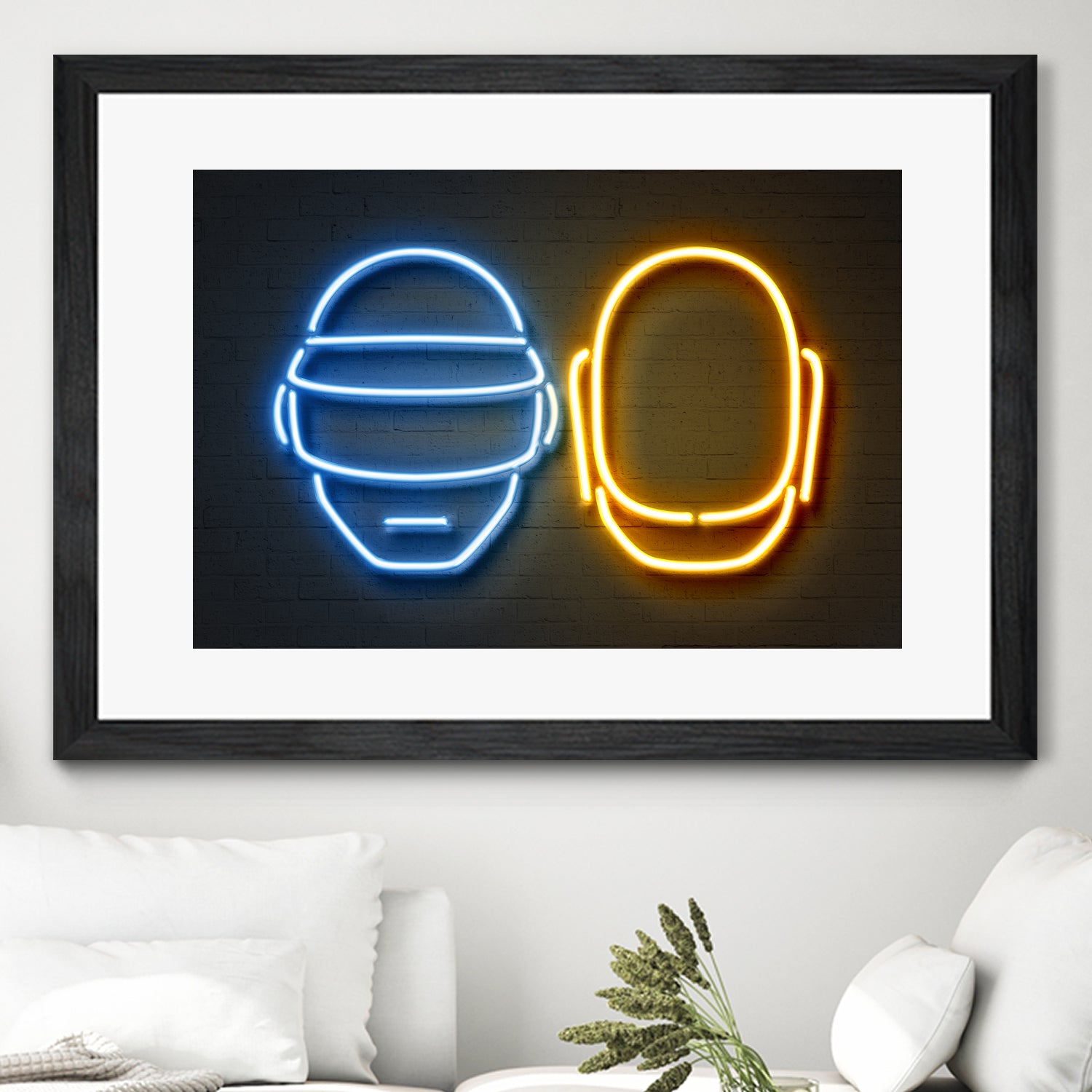 Daft Punk by Octavian Mihai Mielu on GIANT ART - blue character design