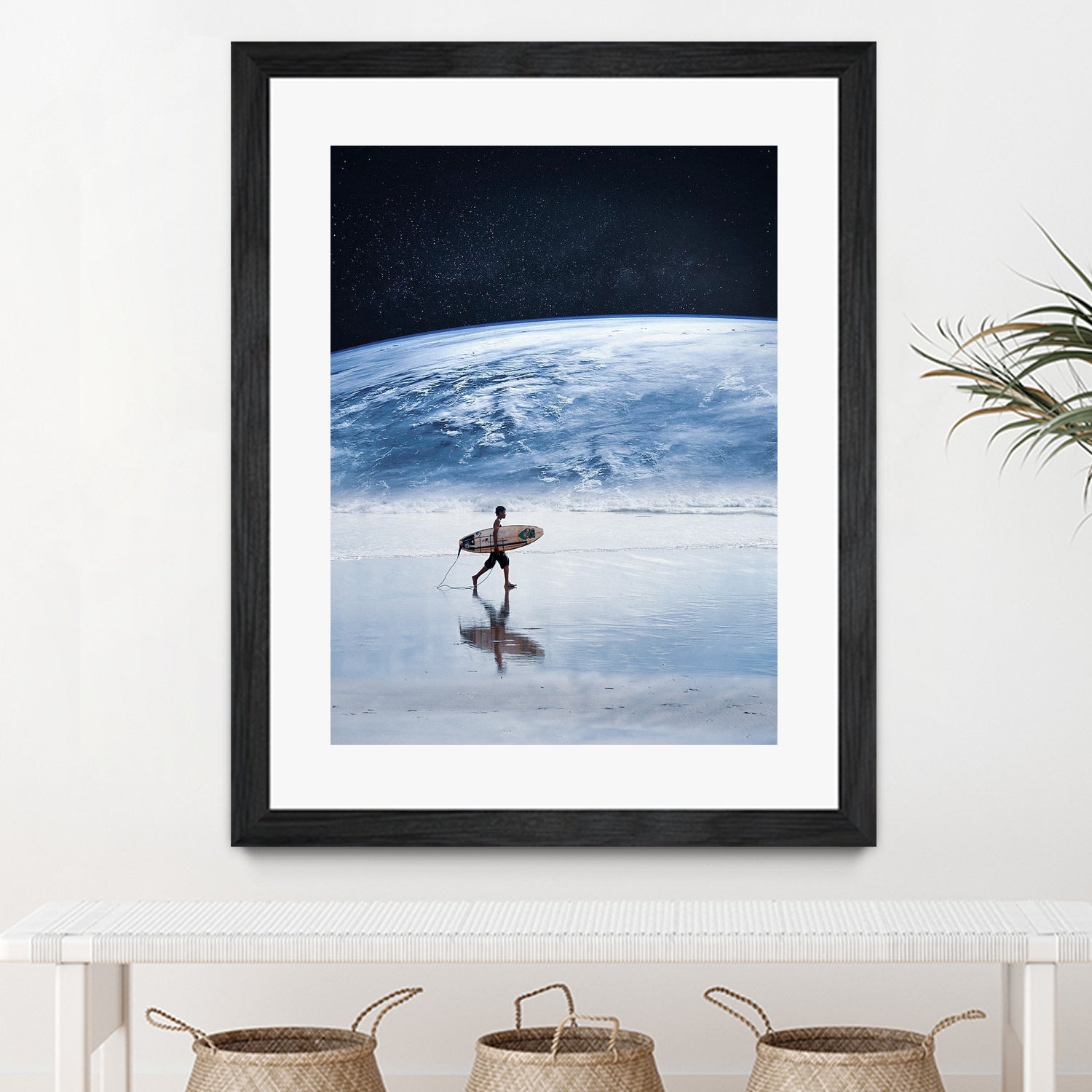 Earth Surfing by Murat Akyol on GIANT ART - white digital painting