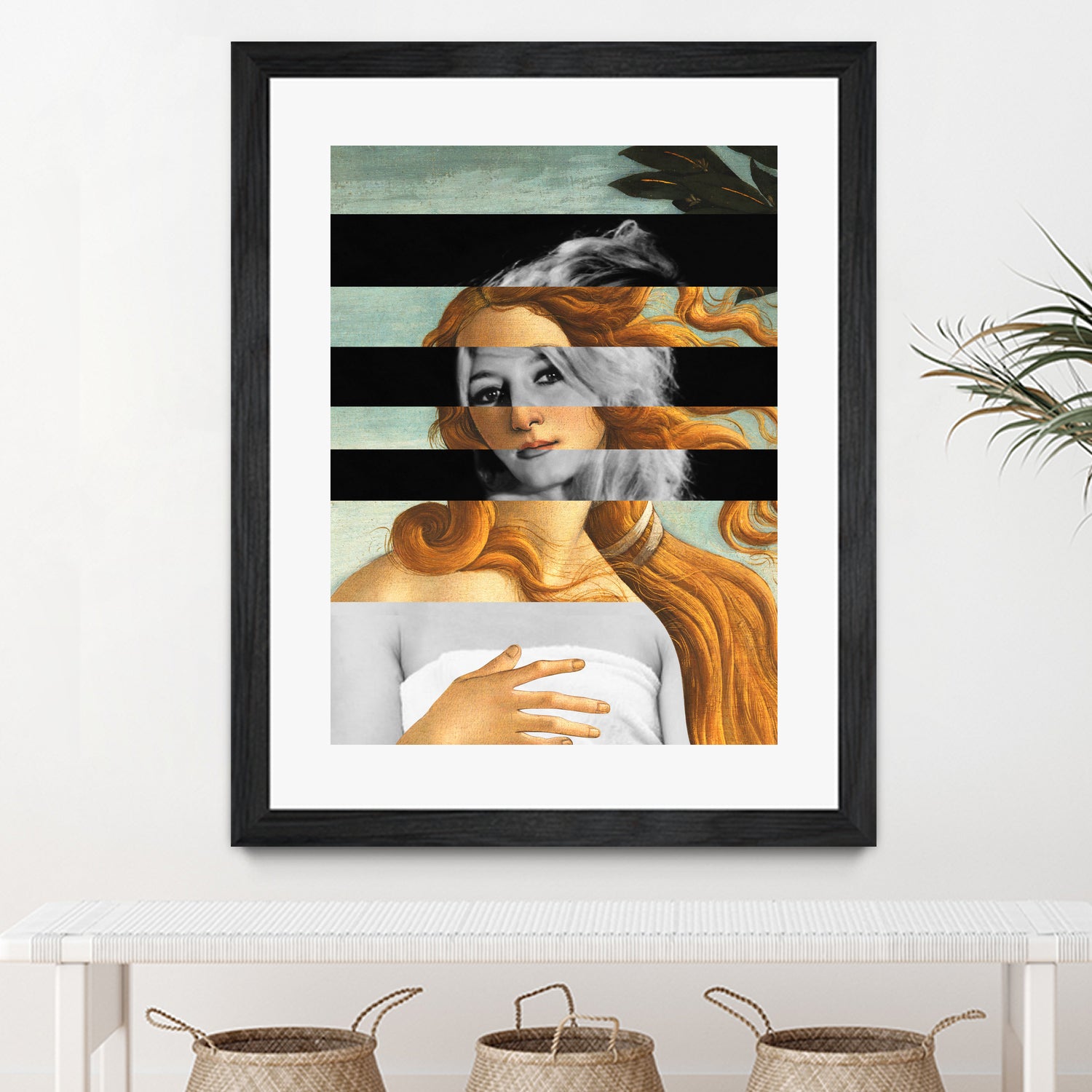 LA VENUS BLONDE - Pop Retro Collage, Mashup, Pop Art by Luigi Tarini on GIANT ART - gray photo manipulation