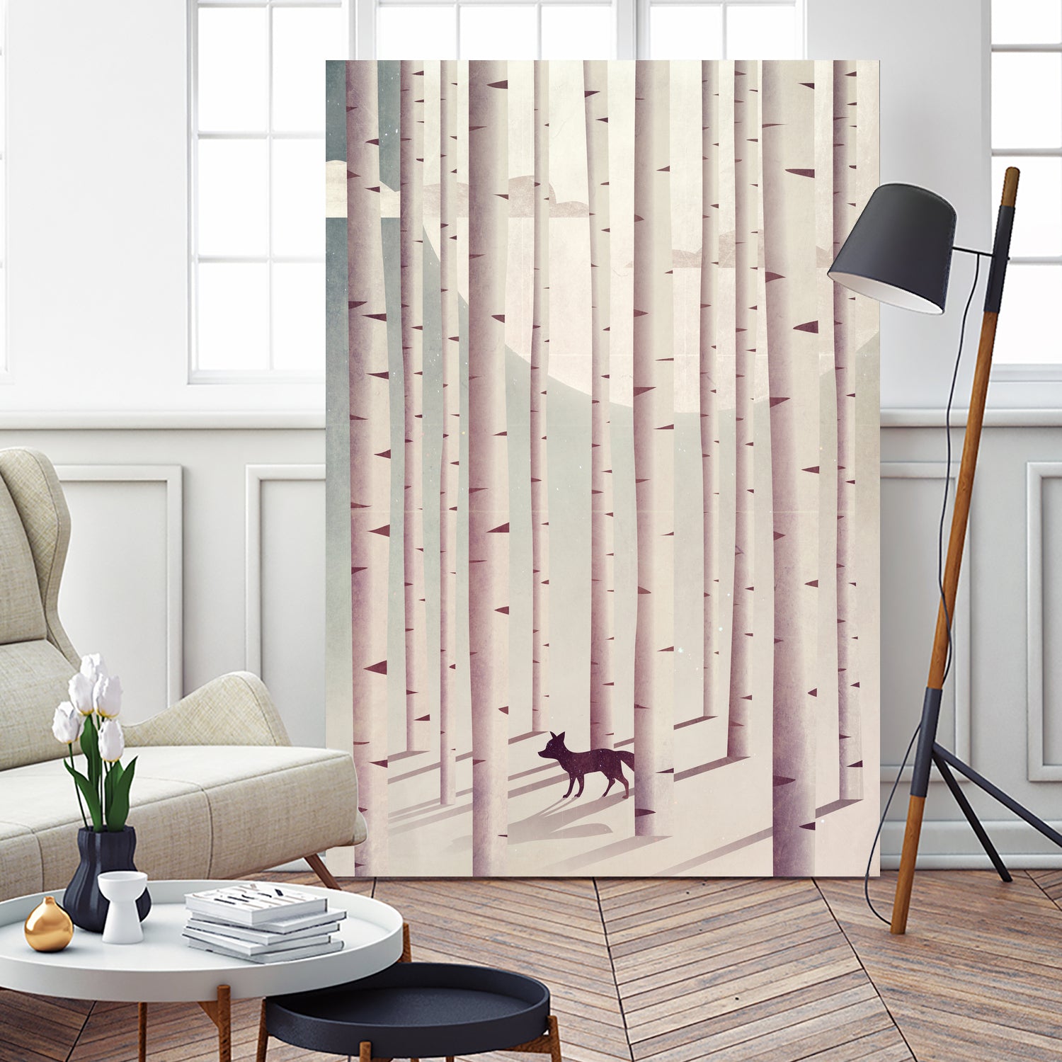 Serene Forest by Annisa Tiara Utami on GIANT ART - white digital drawing