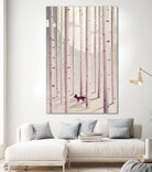 Serene Forest by Annisa Tiara Utami on GIANT ART - white digital drawing