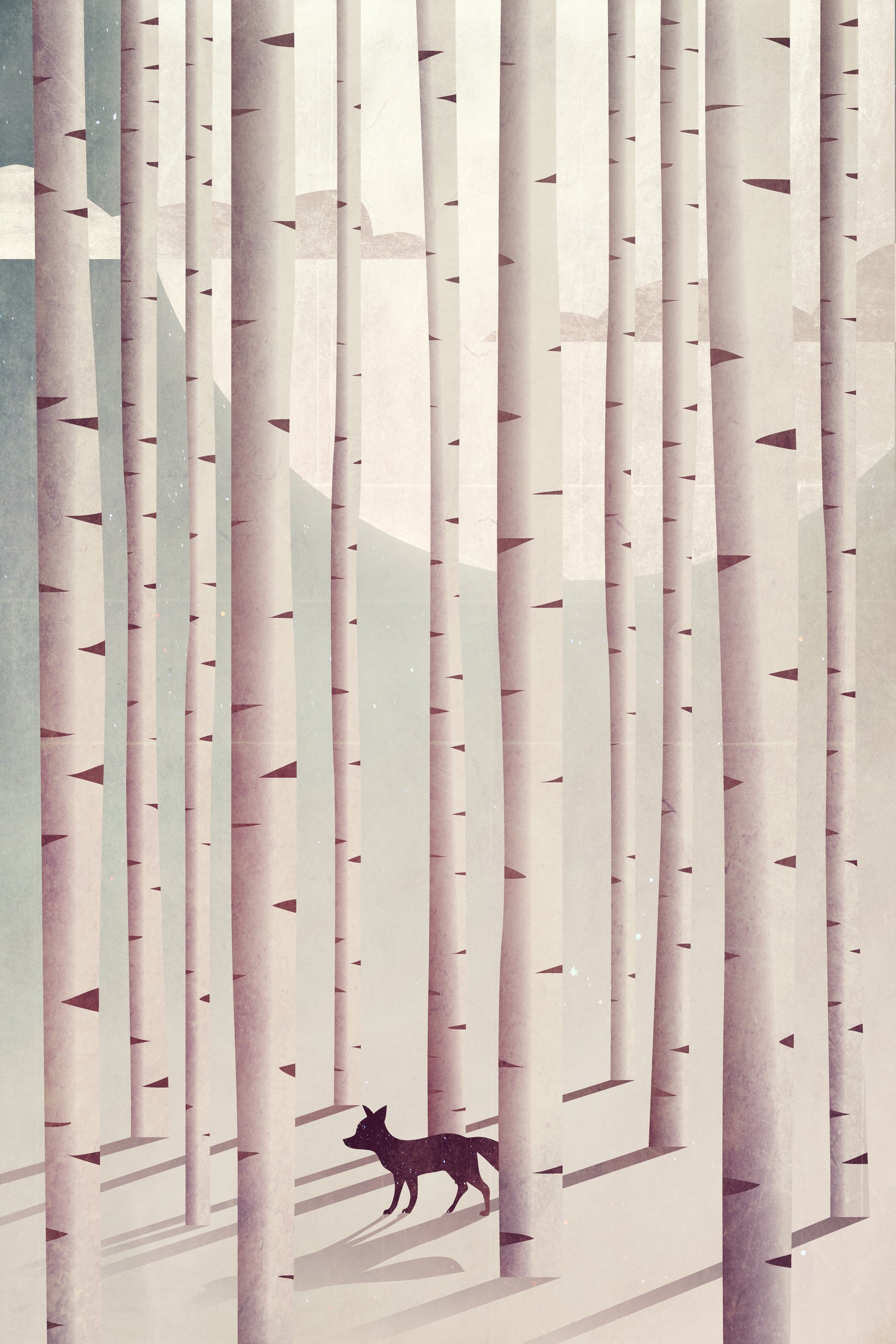 Serene Forest by Annisa Tiara Utami on GIANT ART - white digital drawing