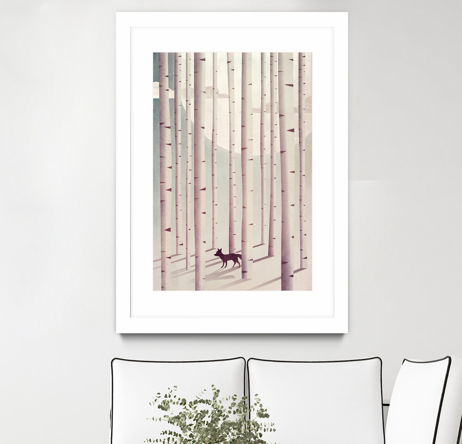 Serene Forest by Annisa Tiara Utami on GIANT ART - white digital drawing