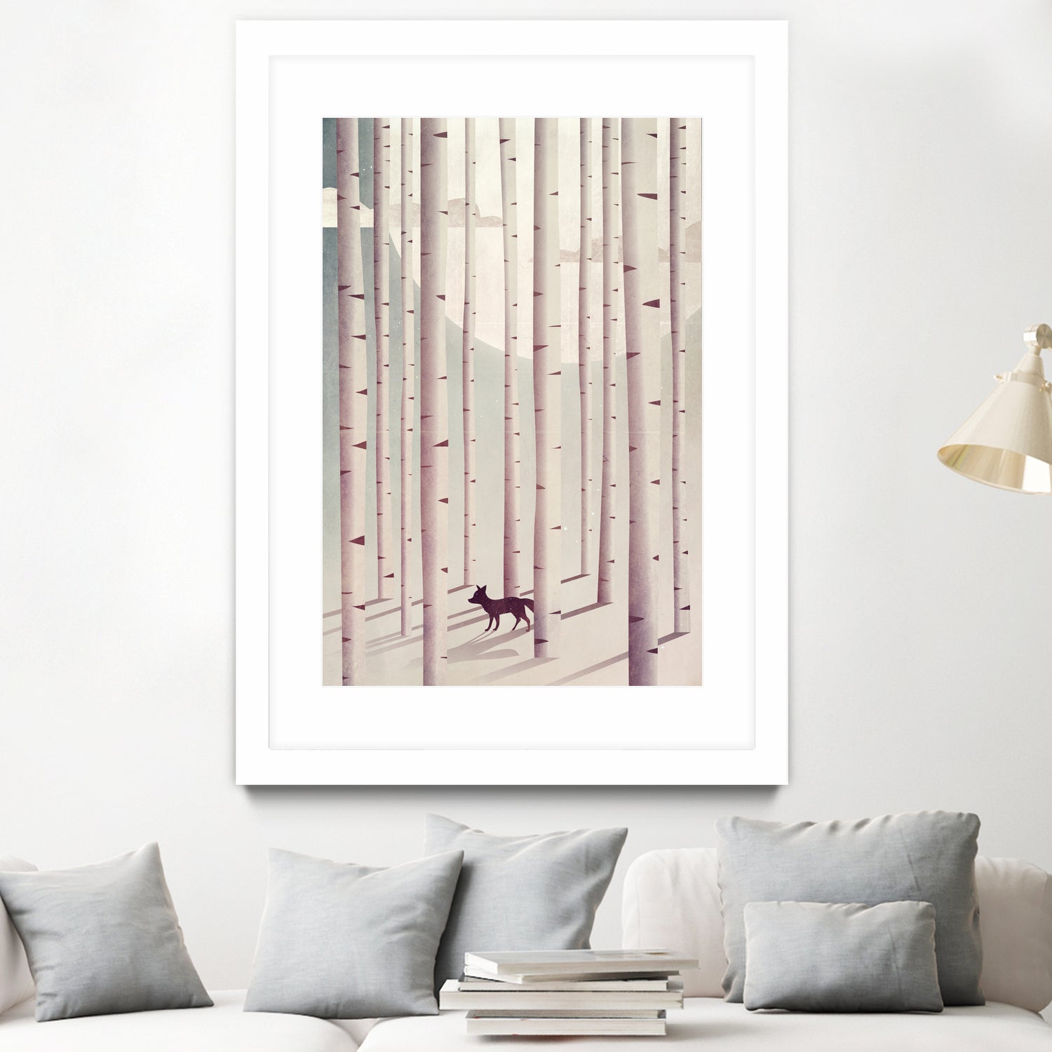 Serene Forest by Annisa Tiara Utami on GIANT ART - white digital drawing