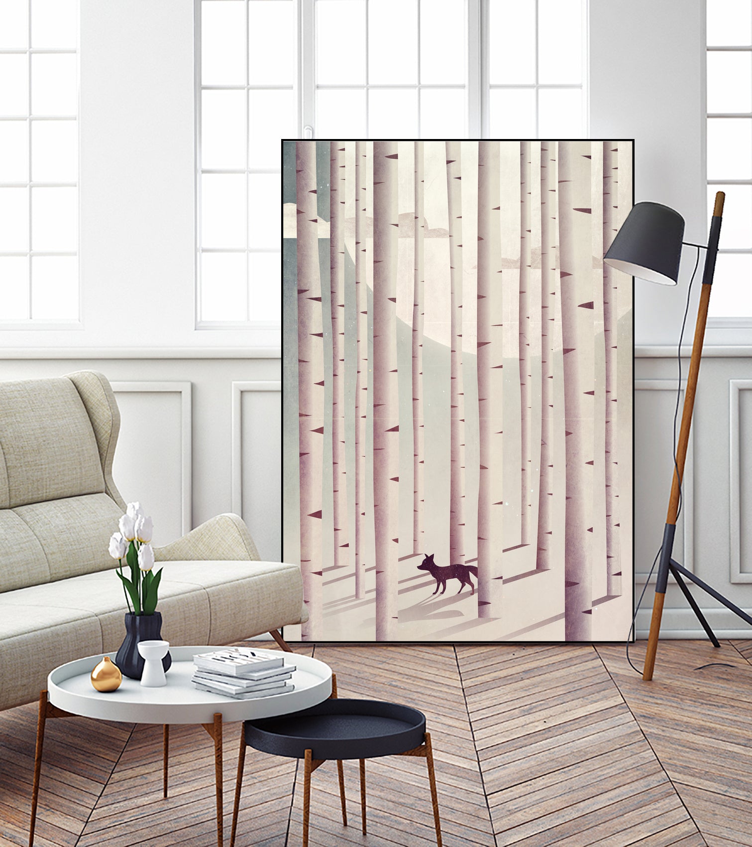 Serene Forest by Annisa Tiara Utami on GIANT ART - white digital drawing