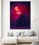 Lava Lamp Head by Francois Martin Painchaud on GIANT ART - red character design