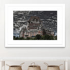 Canada Château Frontenac Artistic Illustration Rough by Renna Jason on GIANT ART - white cartooning