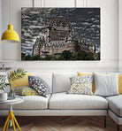 Canada Château Frontenac Artistic Illustration Rough by Renna Jason on GIANT ART - white cartooning