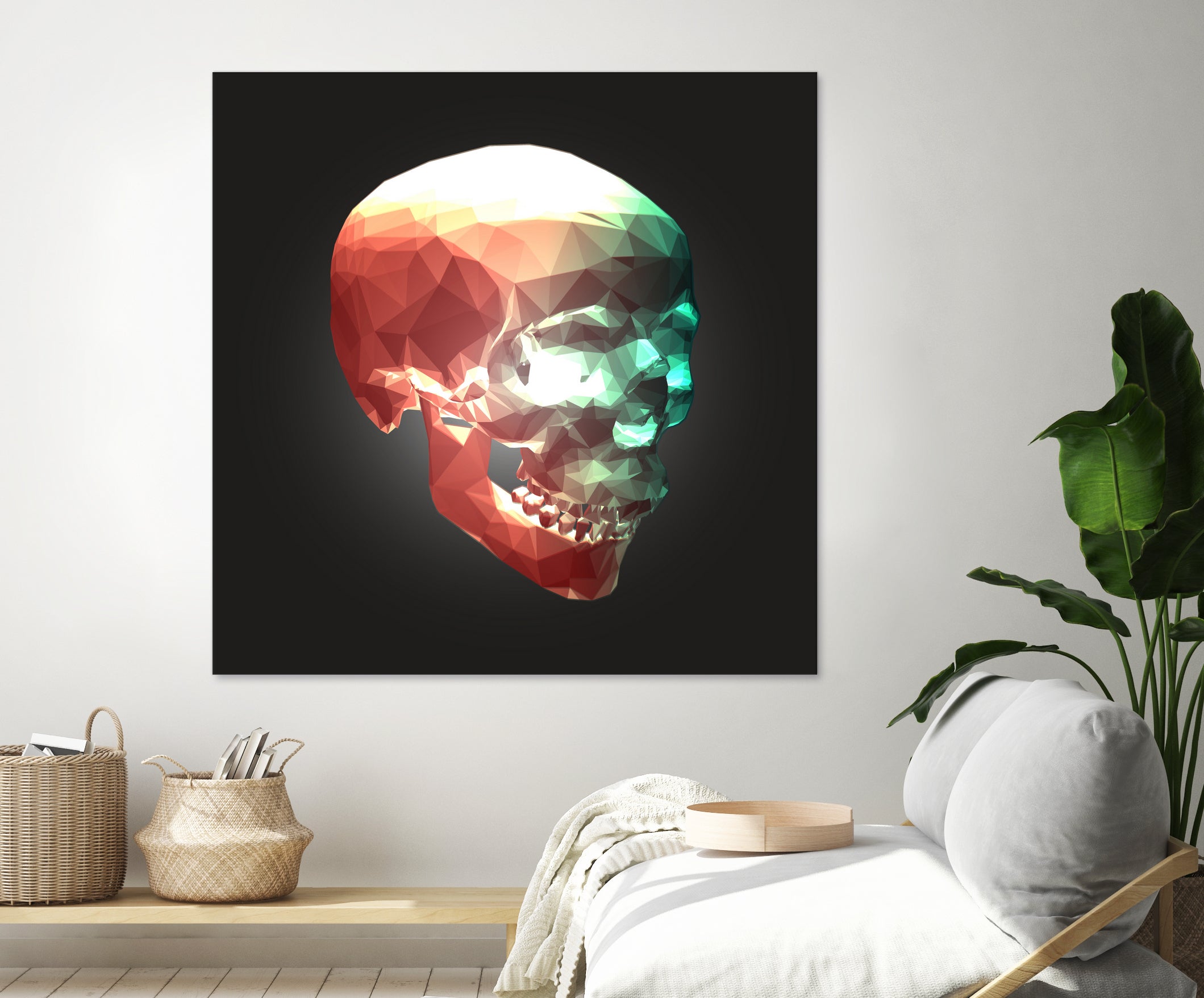 Crystal Skull by Aimer Heinz on GIANT ART - red 3d art