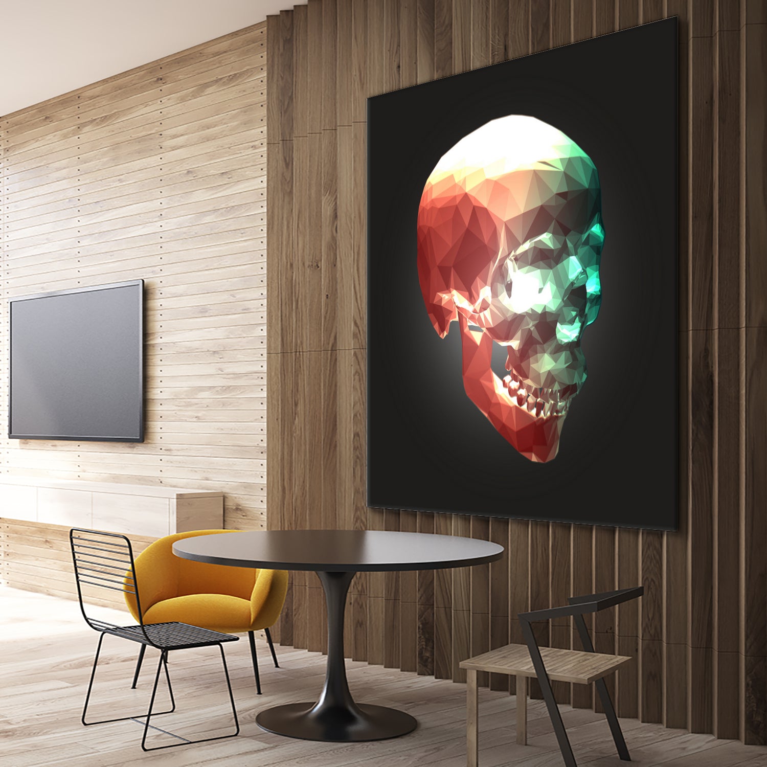 Crystal Skull by Aimer Heinz on GIANT ART - red 3d art