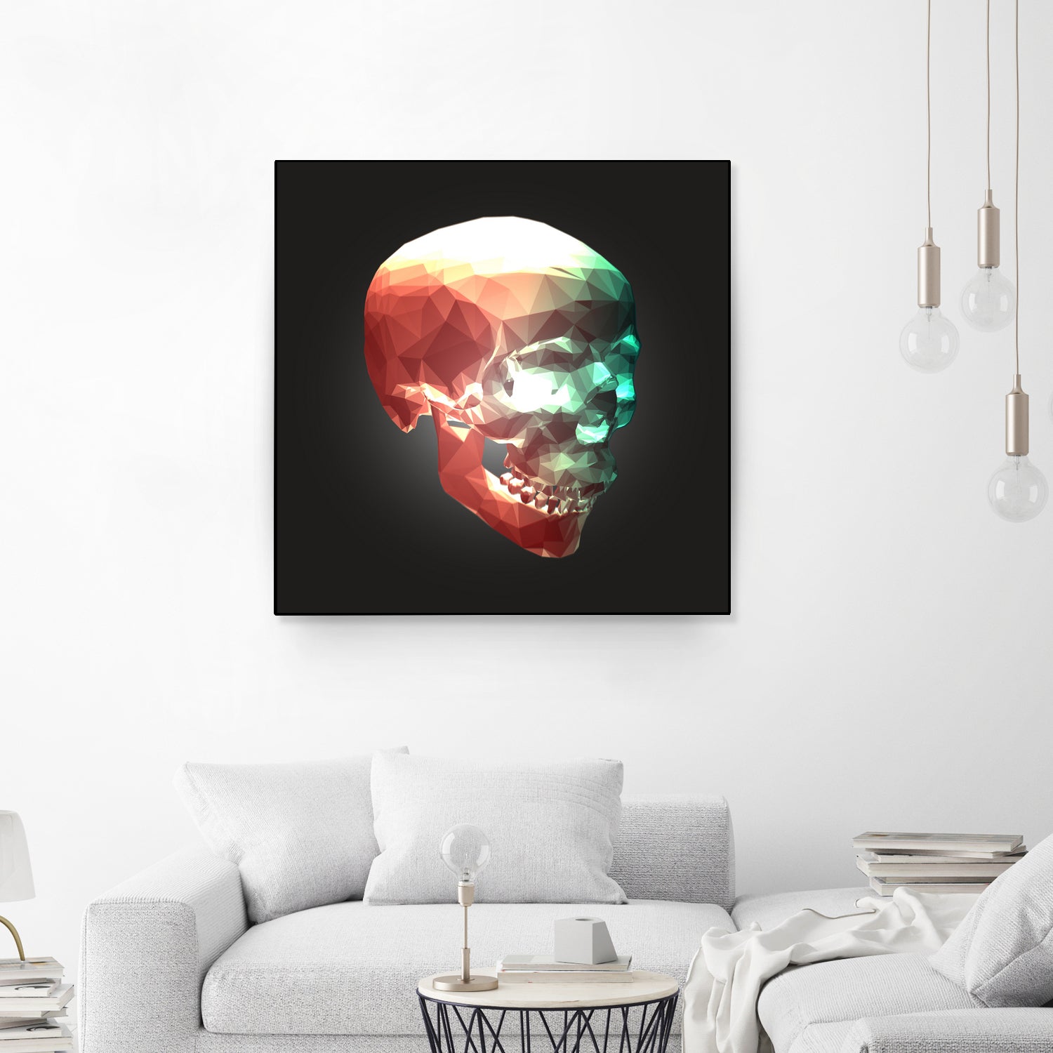 Crystal Skull by Aimer Heinz on GIANT ART - red 3d art