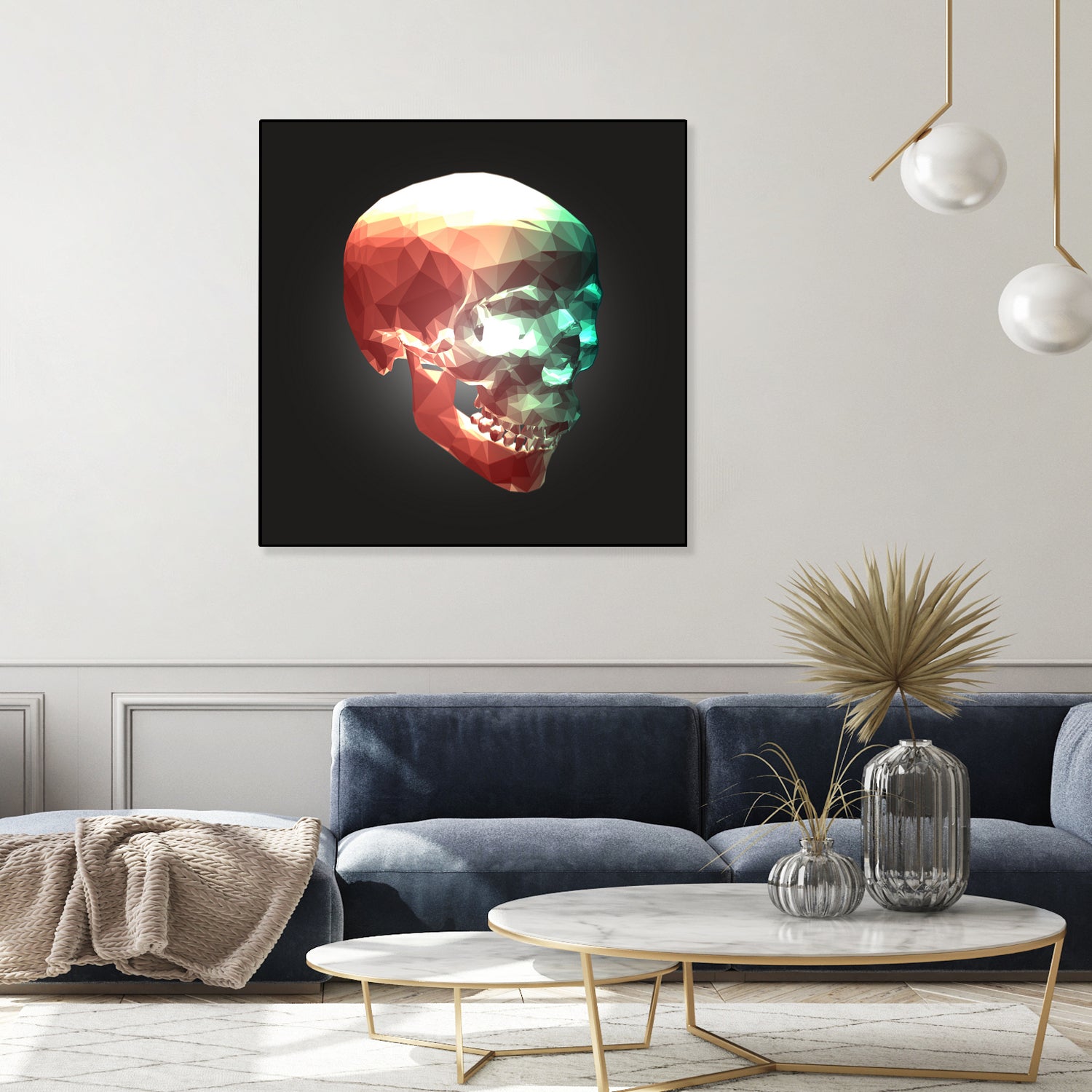 Crystal Skull by Aimer Heinz on GIANT ART - red 3d art